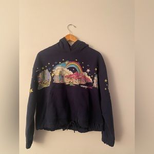 Wrangler cropped Barbie sweater with tie